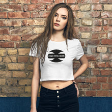 Load image into Gallery viewer, CRUSTYFLICKER Mojo - Women's Crop Tee - Keen Eye Design