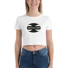 Load image into Gallery viewer, CRUSTYFLICKER Mojo - Women's Crop Tee - Keen Eye Design