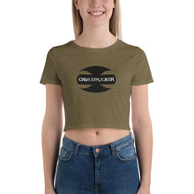 Load image into Gallery viewer, CRUSTYFLICKER Mojo - Women's Crop Tee - Keen Eye Design