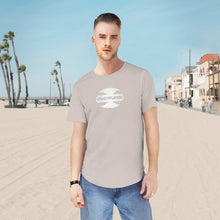 Load image into Gallery viewer, CRUSTYFLICKER Spirit - Men's Premium Jersey Curved Hem Tee - Keen Eye Design