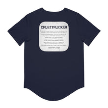 Load image into Gallery viewer, CRUSTYFLICKER Spirit - Men's Premium Jersey Curved Hem Tee - Keen Eye Design