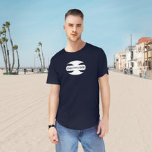 Load image into Gallery viewer, CRUSTYFLICKER Spirit - Men's Premium Jersey Curved Hem Tee - Keen Eye Design