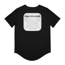 Load image into Gallery viewer, CRUSTYFLICKER Spirit - Men's Premium Jersey Curved Hem Tee - Keen Eye Design