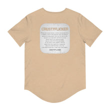 Load image into Gallery viewer, CRUSTYFLICKER Spirit - Men's Premium Jersey Curved Hem Tee - Keen Eye Design