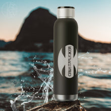 Load image into Gallery viewer, CRUSTYFLICKER Spirit - Soundwave Copper Vacuum Audio Bottle 22oz - Keen Eye Design