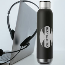 Load image into Gallery viewer, CRUSTYFLICKER Spirit - Soundwave Copper Vacuum Audio Bottle 22oz - Keen Eye Design