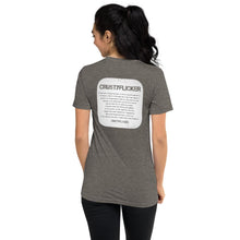 Load image into Gallery viewer, CRUSTYFLICKER Spirit - Unisex TriBlend T-Shirt - Keen Eye Design