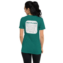 Load image into Gallery viewer, CRUSTYFLICKER Spirit - Unisex TriBlend T-Shirt - Keen Eye Design