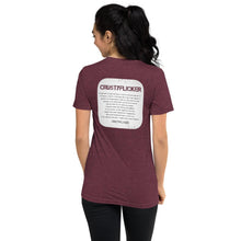Load image into Gallery viewer, CRUSTYFLICKER Spirit - Unisex TriBlend T-Shirt - Keen Eye Design
