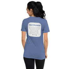 Load image into Gallery viewer, CRUSTYFLICKER Spirit - Unisex TriBlend T-Shirt - Keen Eye Design