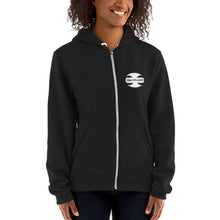 Load image into Gallery viewer, CRUSTYFLICKER Spirit - Unisex Zip-Up Hoodie Sweater - Keen Eye Design