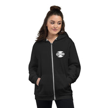 Load image into Gallery viewer, CRUSTYFLICKER Spirit - Unisex Zip-Up Hoodie Sweater - Keen Eye Design
