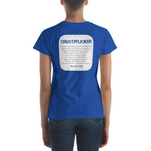 Load image into Gallery viewer, CRUSTYFLICKER Spirit - Women's Fashion Fit T-shirt (shades) - Keen Eye Design
