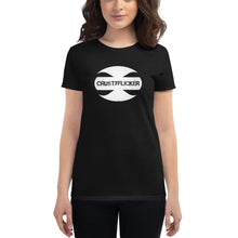 Load image into Gallery viewer, CRUSTYFLICKER Spirit - Women's Fashion Fit T-shirt (shades) - Keen Eye Design