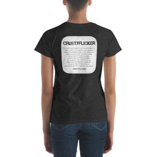 Load image into Gallery viewer, CRUSTYFLICKER Spirit - Women's Fashion Fit T-shirt (shades) - Keen Eye Design