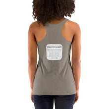 Load image into Gallery viewer, CRUSTYFLICKER Spirit - Women's Racerback Tank - Keen Eye Design