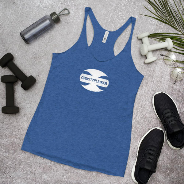 CRUSTYFLICKER Spirit - Women's Racerback Tank - Keen Eye Design