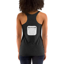 Load image into Gallery viewer, CRUSTYFLICKER Spirit - Women's Racerback Tank - Keen Eye Design