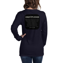 Load image into Gallery viewer, CRUSTYFLICKER-  Unisex Long Sleeve Tee - Keen Eye Design