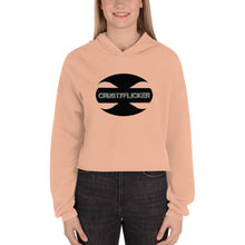 Load image into Gallery viewer, CRUSTYFLICKER - Women's Crop Hoodie - Keen Eye Design