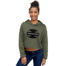 Load image into Gallery viewer, CRUSTYFLICKER - Women's Crop Hoodie - Keen Eye Design
