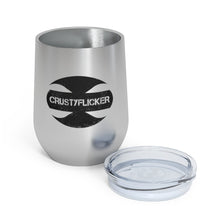 Load image into Gallery viewer, CRUSTYFLICKER Zen - 12oz Insulated Wine Tumbler - Keen Eye Design