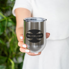Load image into Gallery viewer, CRUSTYFLICKER Zen - 12oz Insulated Wine Tumbler - Keen Eye Design