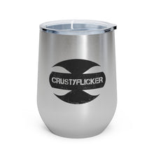 Load image into Gallery viewer, CRUSTYFLICKER Zen - 12oz Insulated Wine Tumbler - Keen Eye Design