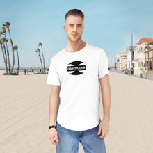 Load image into Gallery viewer, CRUSTYFLICKER Zen - Men's Premium Jersey Curved Hem Tee - Keen Eye Design