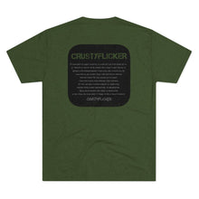 Load image into Gallery viewer, CRUSTYFLICKER Zen - Men's Tri-Blend Crew T-Shirt - Keen Eye Design