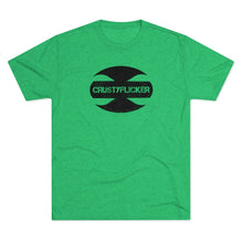 Load image into Gallery viewer, CRUSTYFLICKER Zen - Men's Tri-Blend Crew T-Shirt - Keen Eye Design