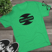 Load image into Gallery viewer, CRUSTYFLICKER Zen - Men's Tri-Blend Crew T-Shirt - Keen Eye Design