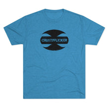 Load image into Gallery viewer, CRUSTYFLICKER Zen - Men's Tri-Blend Crew T-Shirt - Keen Eye Design