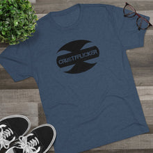 Load image into Gallery viewer, CRUSTYFLICKER Zen - Men's Tri-Blend Crew T-Shirt - Keen Eye Design