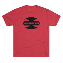 Load image into Gallery viewer, CRUSTYFLICKER Zen - Men's Tri-Blend Crew T-Shirt - Keen Eye Design