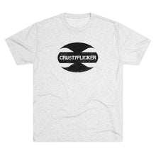 Load image into Gallery viewer, CRUSTYFLICKER Zen - Men's Tri-Blend Crew T-Shirt - Keen Eye Design