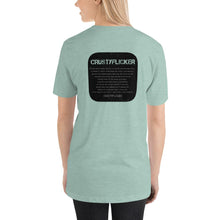 Load image into Gallery viewer, CRUSTYFLICKER Zen - Premium Unisex T-Shirt (heather) - Keen Eye Design