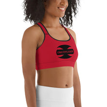 Load image into Gallery viewer, CRUSTYFLICKER Zen - Sports Bra (red) - Keen Eye Design