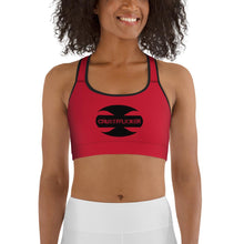 Load image into Gallery viewer, CRUSTYFLICKER Zen - Sports Bra (red) - Keen Eye Design