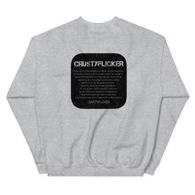 Load image into Gallery viewer, CRUSTYFLICKER Zen - Unisex Sweatshirt (sleeves) - Keen Eye Design