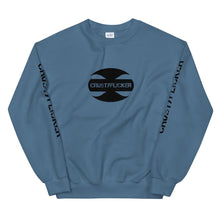 Load image into Gallery viewer, CRUSTYFLICKER Zen - Unisex Sweatshirt (sleeves) - Keen Eye Design