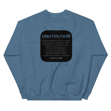 Load image into Gallery viewer, CRUSTYFLICKER Zen - Unisex Sweatshirt (sleeves) - Keen Eye Design
