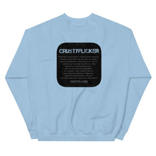 Load image into Gallery viewer, CRUSTYFLICKER Zen - Unisex Sweatshirt (sleeves) - Keen Eye Design