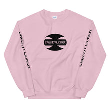 Load image into Gallery viewer, CRUSTYFLICKER Zen - Unisex Sweatshirt (sleeves) - Keen Eye Design