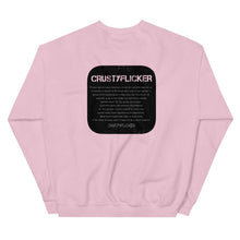 Load image into Gallery viewer, CRUSTYFLICKER Zen - Unisex Sweatshirt (sleeves) - Keen Eye Design