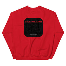 Load image into Gallery viewer, CRUSTYFLICKER Zen - Unisex Sweatshirt (sleeves) - Keen Eye Design
