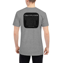 Load image into Gallery viewer, CRUSTYFLICKER Zen - Unisex Tri-Blend Track Shirt - Keen Eye Design