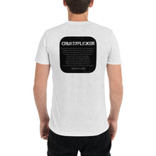 Load image into Gallery viewer, CRUSTYFLICKER Zen - Unisex TriBlend T-shirt - Keen Eye Design