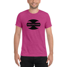 Load image into Gallery viewer, CRUSTYFLICKER Zen - Unisex TriBlend T-shirt - Keen Eye Design