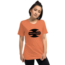Load image into Gallery viewer, CRUSTYFLICKER Zen - Unisex TriBlend T-shirt - Keen Eye Design